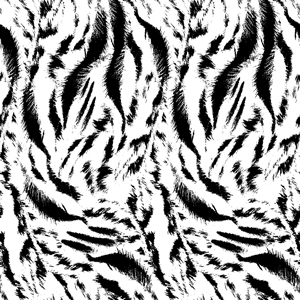 Seamless Pattern of Tiger Skin, Fashion and Stylish on Gray background.