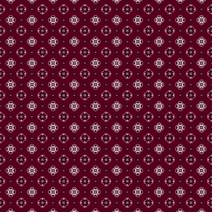 Seamless Abstract Design, Geometric Pattern on Dark Red Background.