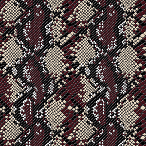 Seamless Snake Skin Pattern, Fashionable Design Ready for Textile Prints.