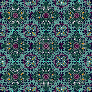 Seamless Ethnic Geometric Motifs, Morocco Arabic Pattern, Traditional Design.