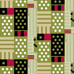 Seamless Stripes and Dots, Colored Mixed Pattern Ready for Textile Prints.