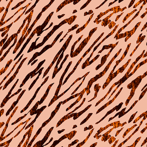 Seamless Animal Skin Pattern on Light Brown Background Ready for Textile Prints.