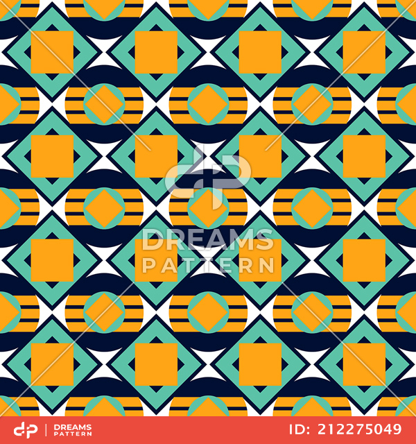 Seamless Geometric Pattern, Ready for Carpet, Clothing, Fabric and Textile Prints.