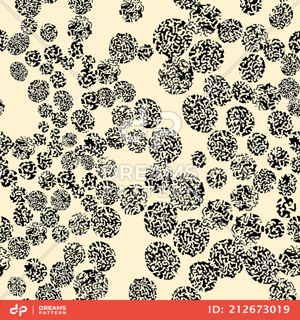 Seamless Textured Dots, Geometric Pattern Ready for Textile Prints.