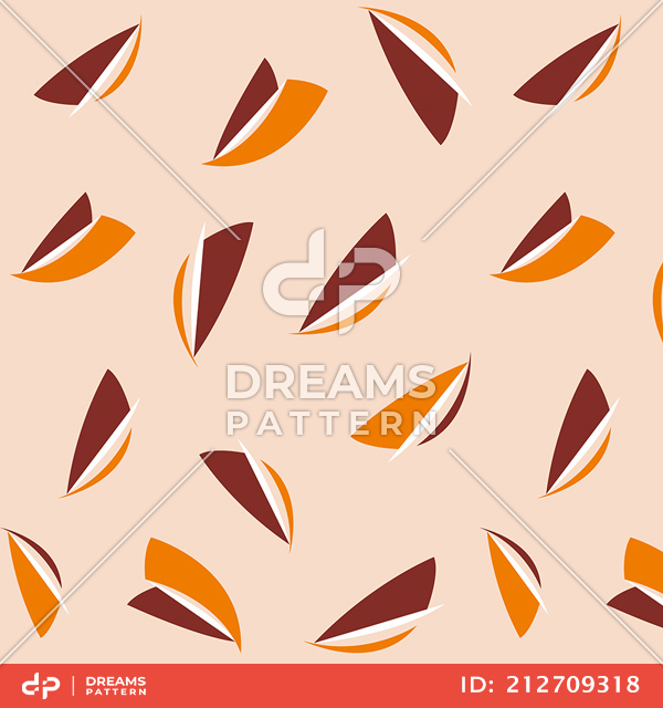 Seamless Abstract Geometric Pattern on Colored Background Ready for Textile Prints.
