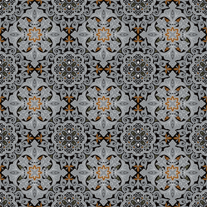 Seamless Ethnic Geometric Motifs, Morocco Arabic Pattern, Traditional Design.