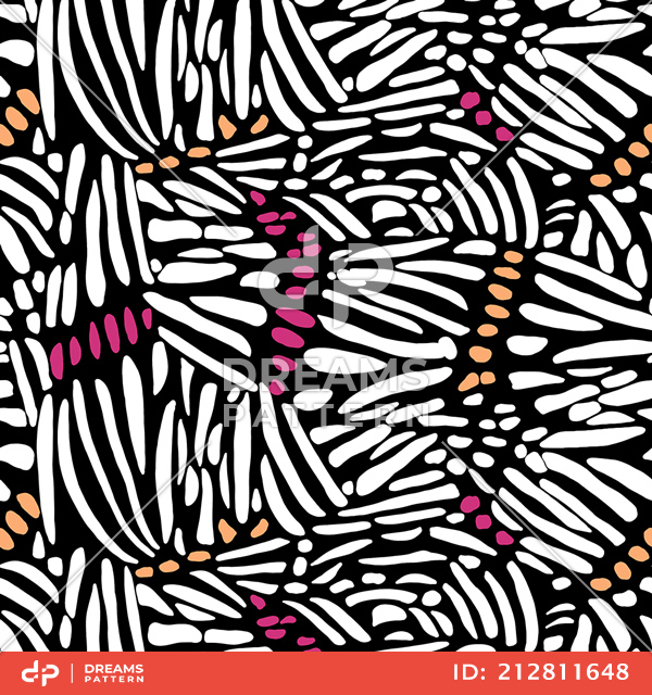 Abstract Animals Print, Seamless Colored Pattern Ready for Textile Prints.