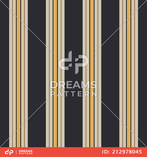 Seamless Colorful Striped Pattern, Lined Design Ready for Textile Prints.