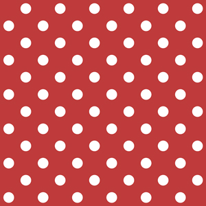 Seamless Pattern with White Polka Dots on Coral, Ready for Textile Prints.