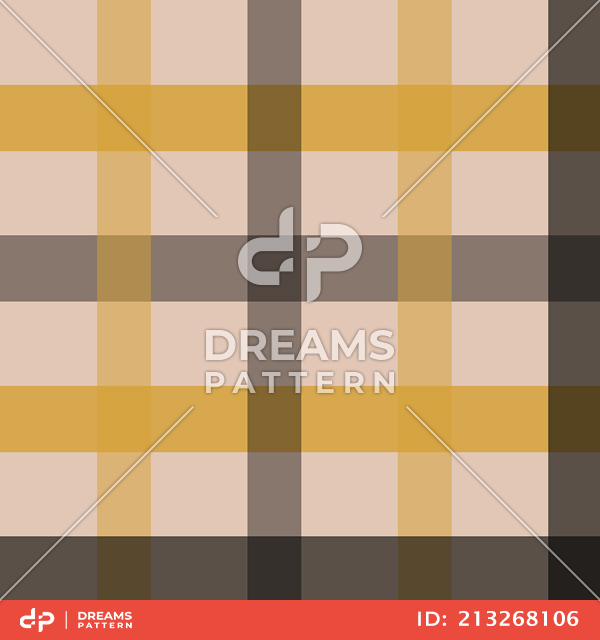 Seamless Colored Stripes, Plaid Pattern for Blanket, Coat, Jacket or Fashion Textile Design.
