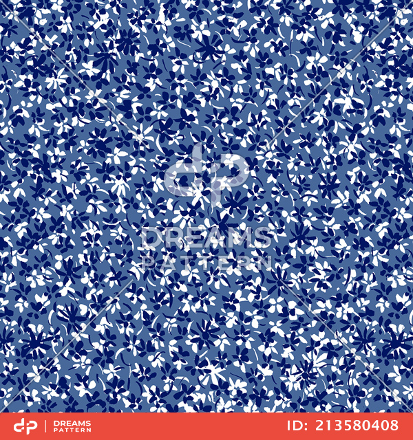 Seamless Multicolor Mini Floral Pattern, Pretty Design Ready for Textile Prints.