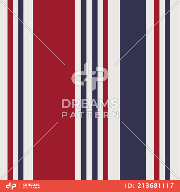 Seamless Colorful Striped Pattern, Lined Design Ready for Textile Prints.