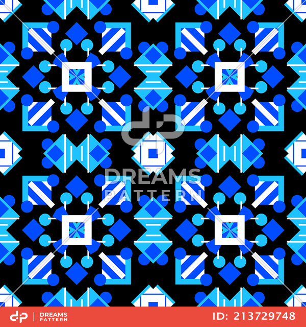 Seamless Geometric Pattern, Ready for Carpet, Clothing, Fabric and Textile Prints.