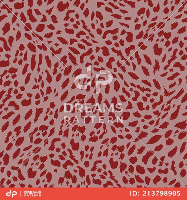 Seamless Animal Skin Cheetah Pattern, Colored Background Ready for Textile Prints.