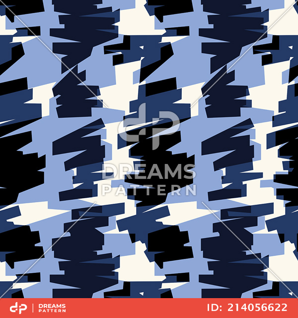 Seamless Colored Pattern, Textured Lines Design Ready for Textile Prints.