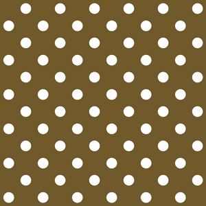 Seamless Pattern with White Polka Dots on Khaki, Ready for Textile Prints.