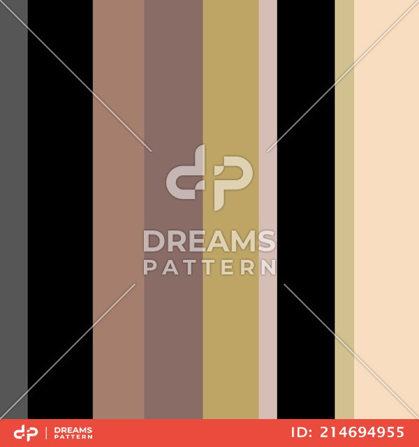 Seamless Multicolor Striped Pattern, Vertical Lined Background Ready for Textile Prints.