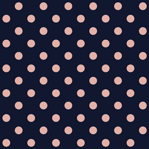Seamless Pattern with Light Pink Polka Dots on Dark Blue, Ready for Textile Prints.