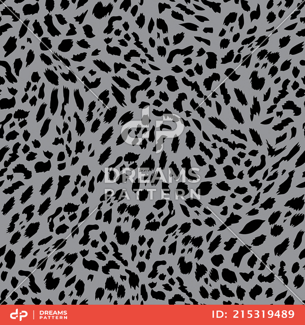 Seamless Animal Skin Cheetah Pattern, Colored Background Ready for Textile Prints.