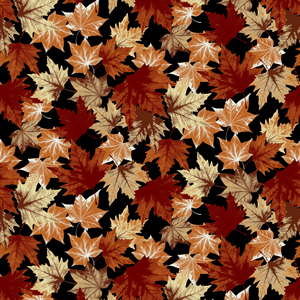 Seamless Leaves Pattern, Autumn Colors Style, Ready for Textile Prints.