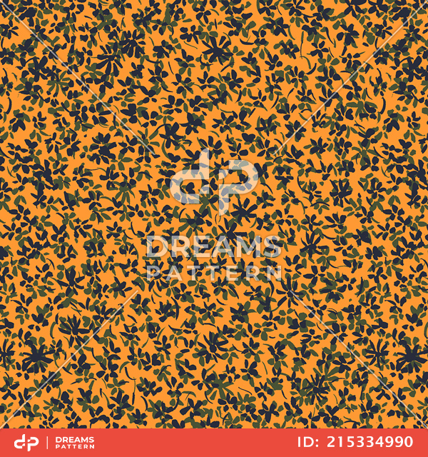 Seamless Multicolor Mini Floral Pattern, Pretty Design Ready for Textile Prints.