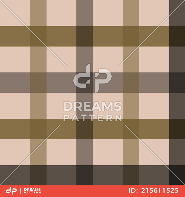 Seamless Colored Stripes, Plaid Pattern for Blanket, Coat, Jacket or Fashion Textile Design.