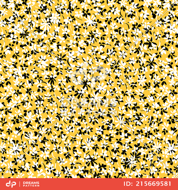 Seamless Multicolor Mini Floral Pattern, Pretty Design Ready for Textile Prints.