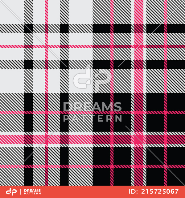 Seamless Tartan Plaid Pattern, Striped Texture Ready for Textile Prints.