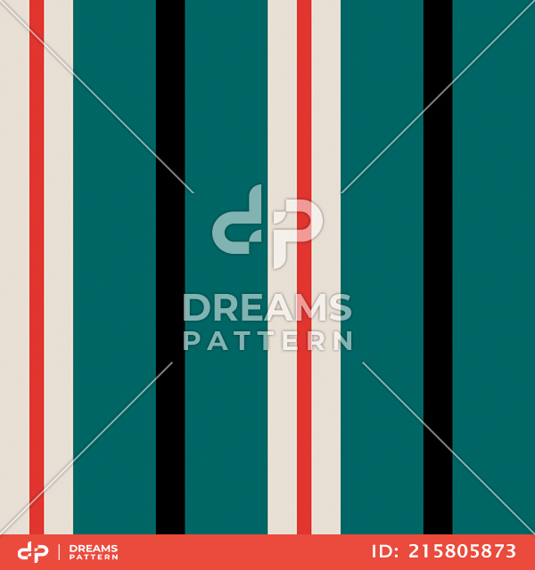 Seamless Multicolor Striped Pattern, Vertical Lined Background Ready for Textile Prints.