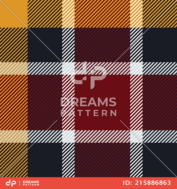 Seamless Tartan Plaid Pattern, Striped Texture Ready for Textile Prints.