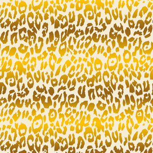 Seamless Leopard Skin Pattern, Wildlife Abstract Design with Gradient Colors.