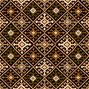 Seamless Ethnic Pattern, Geometric Traditional Aztec Design Ready for Textile Prints.
