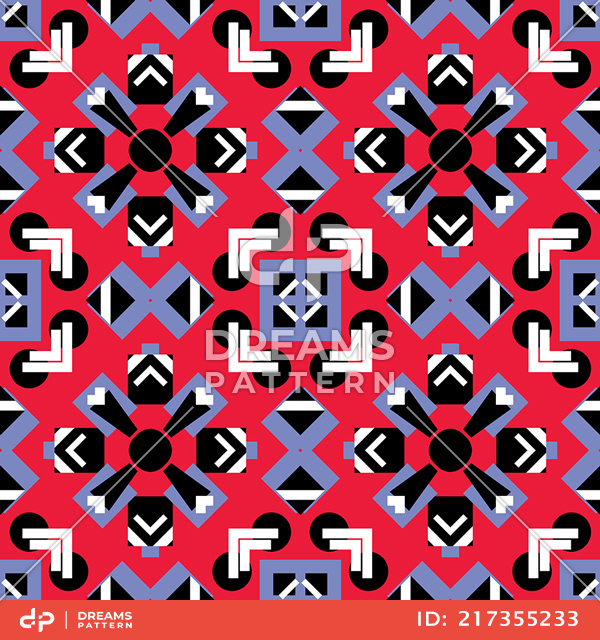 Seamless Geometric Pattern, Ready for Carpet, Clothing, Fabric and Textile Prints.