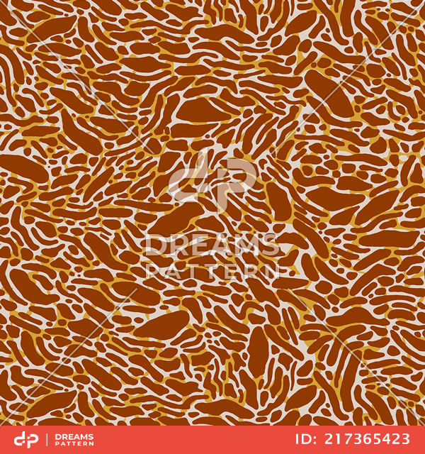 Seamless Abstract Pattern, Repeated Colored Animals Skin Ready for Textile.