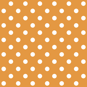 Seamless Pattern with White Polka Dots on Yellow, Ready for Textile Prints.
