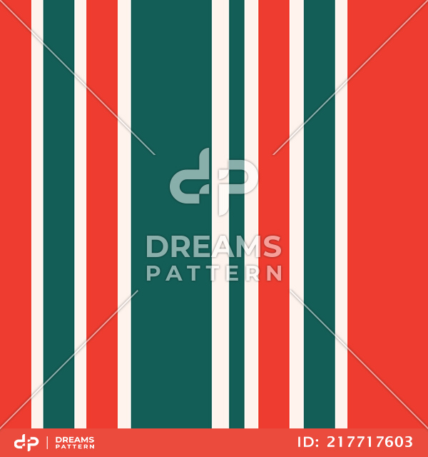 Seamless Colorful Striped Pattern, Lined Design Ready for Textile Prints.