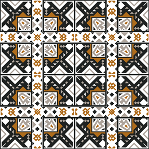 Seamless Geometric Ethnic Pattern, Ready for Carpet, Clothing, Fabric and Textile Prints.