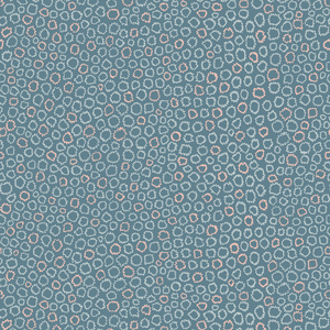 Seamless Geometric Pattern, Colored Abstract of Small Wavy Circles for Textile Prints.