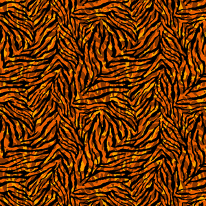 Seamless Animal Skin Zebra Pattern, Colored Design Ready for Textile Prints.