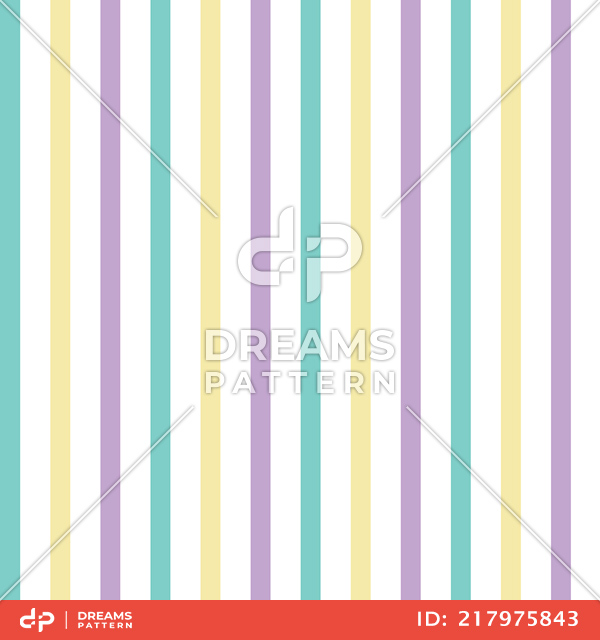 Seamless Colorful Striped Pattern, Lined Design Ready for Textile Prints.