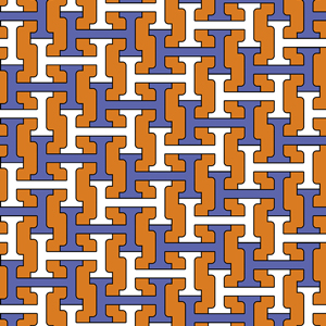 Seamless Abstract Geometric Design. Repeated Pattern for Textile Prints.