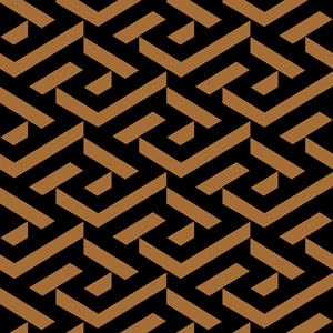 Seamless Geometric Pattern with Versace Sign Ready for Textile Prints.