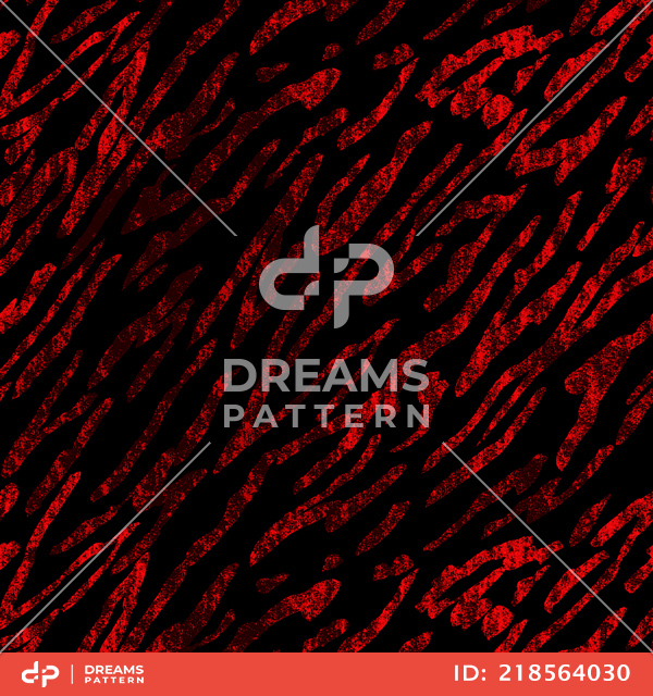 Seamless Animal Skin Pattern on Black Background Ready for Textile Prints.