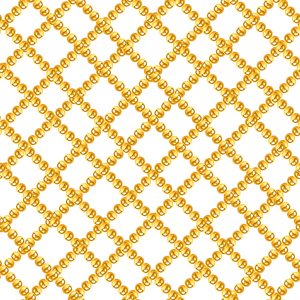 Seamless Pattern of Golden Chains Designed with diagonal form Ready for Textile Prints.