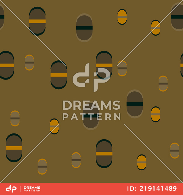 Seamless Geometric Abstract Pattern on Colered Background Ready for Textile Prints.