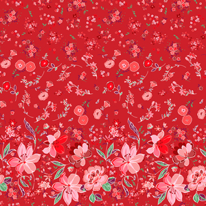 Seamless Floral Pattern Trendy Texture in Liberty Style for Cloth, Textile and Wallpaper.