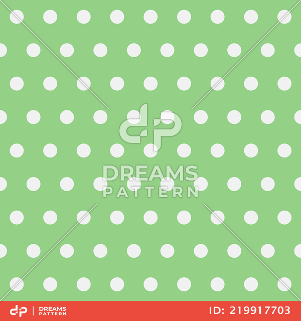 Seamless Pattern of Sorted Circles, Polka Dots Design Ready for Textile Prints.