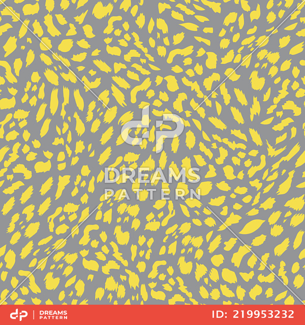 Seamless Animal Skin Cheetah Pattern, Colored Background Ready for Textile Prints.